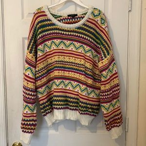Tacky knit sweater